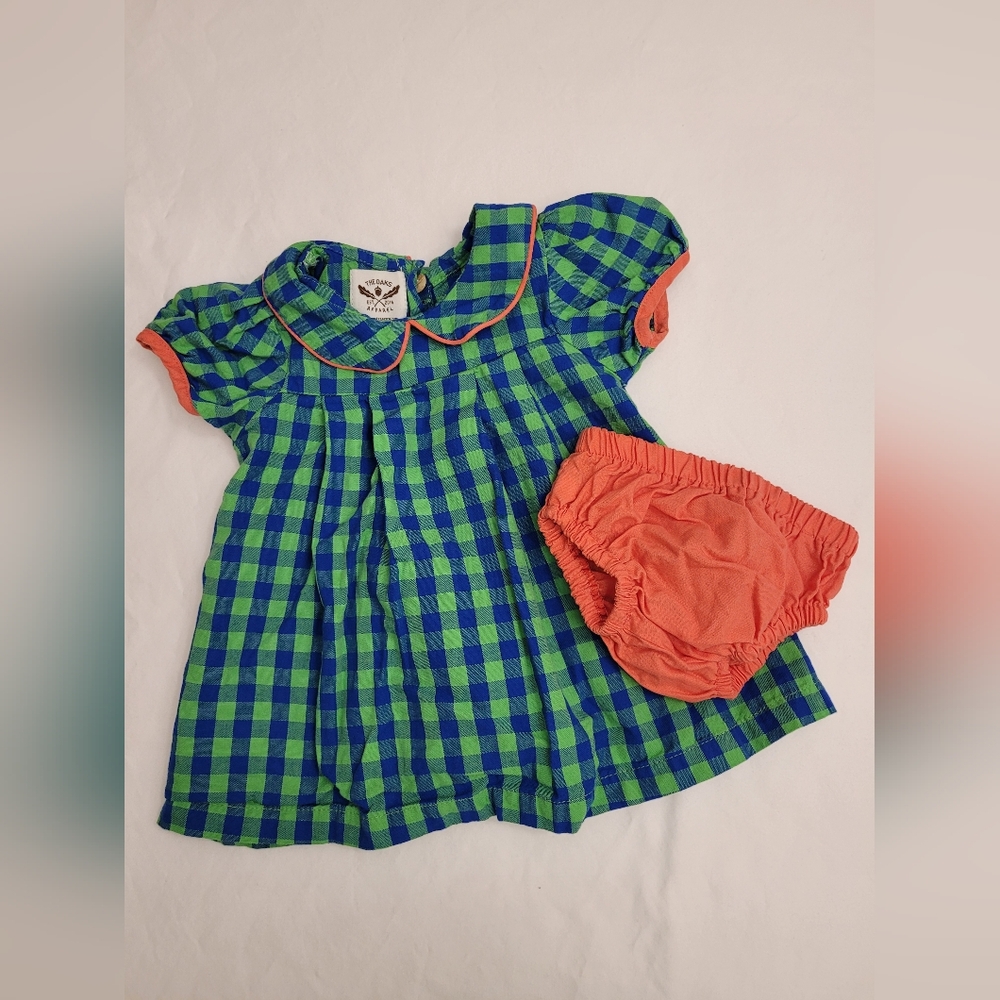 Oaks Apparel Dress and Bloomer Set